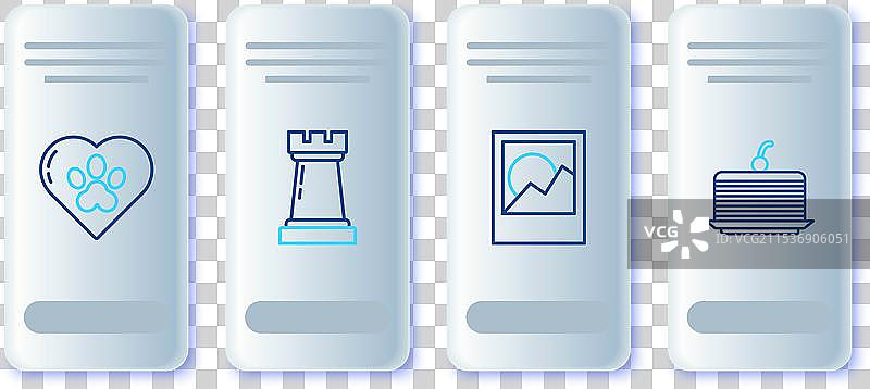 心形棋盘符号照片框架图片素材