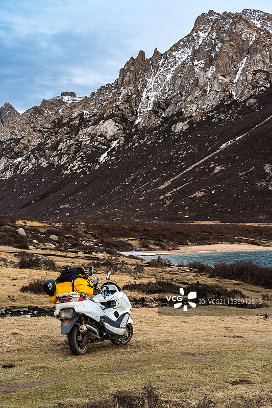 摩旅青藏高原图片素材