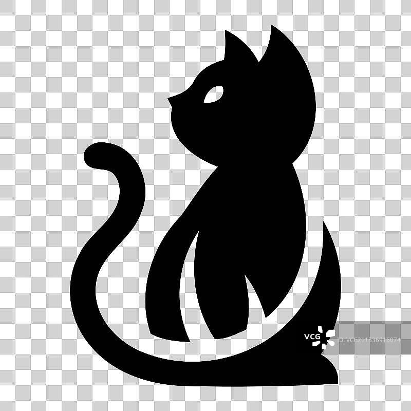 猫咪标志设计图片素材