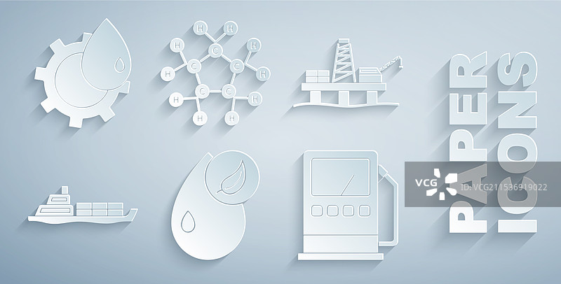 海上油轮上的生物燃料油平台图片素材