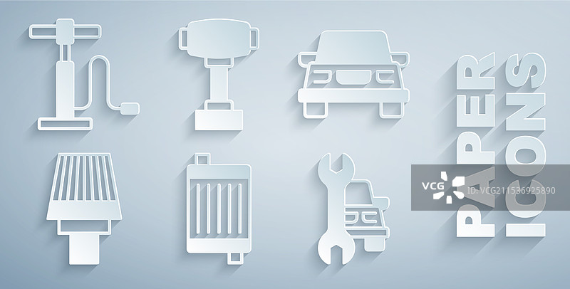 汽车散热器冷却系统空气过滤器图片素材