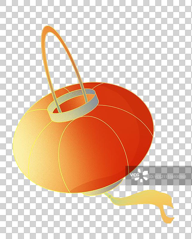 肌理插画 国潮风红色灯笼元素图片素材