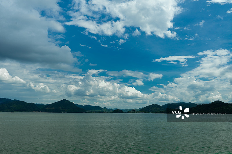 杭州临安青山湖图片素材