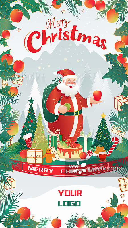 圣诞主题海报图片素材