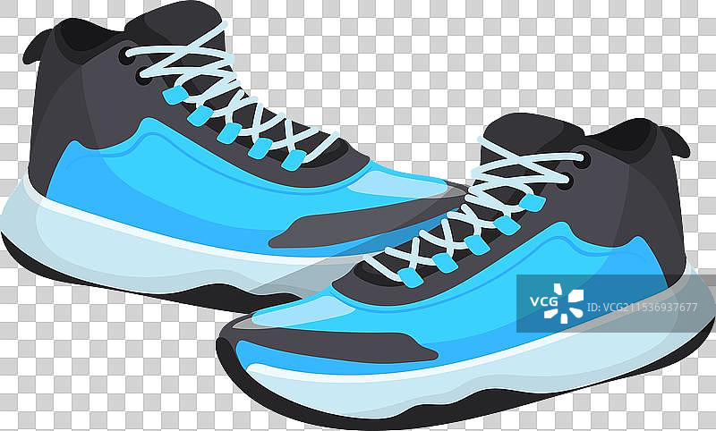 时尚的卡通运动鞋图片素材