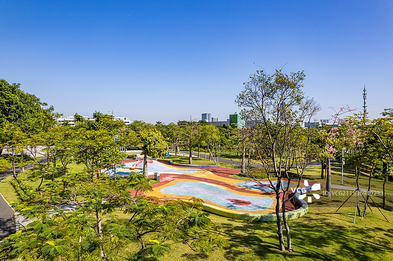深圳光明区裕湖公园图片素材