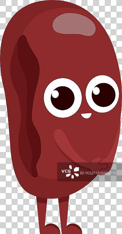 脾脏吉祥物人类生物学角色与图片素材