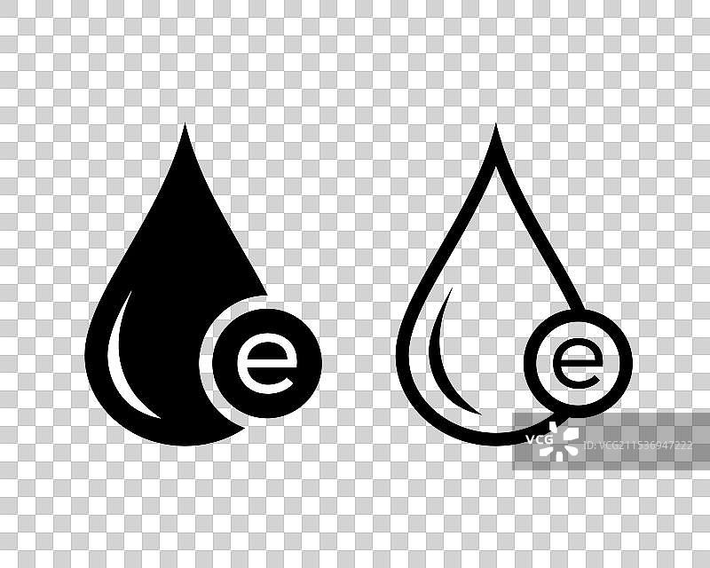 维生素E图标和维生素E符号图片素材