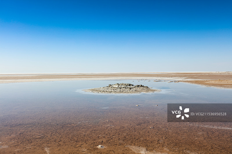 突尼斯杰里德盐湖图片素材