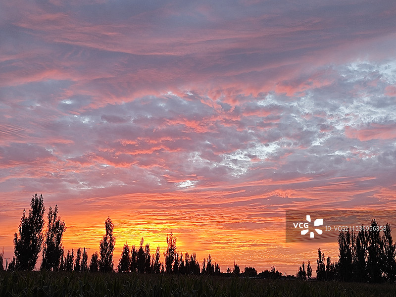 火烧云图片素材