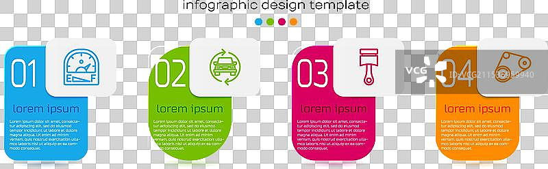 设置汽车服务引擎的油门线和油表图片素材