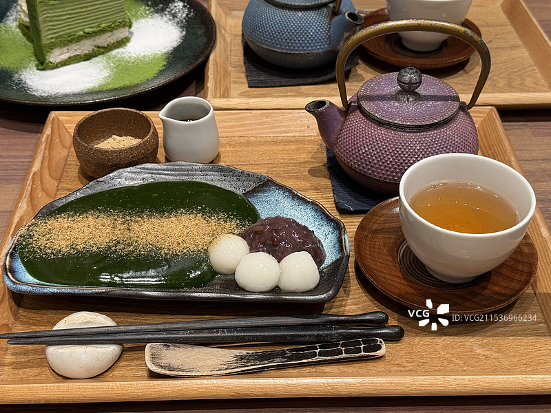 日式传统茶点图片素材