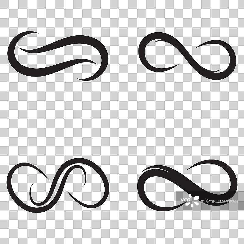 无限线环形标志图片素材