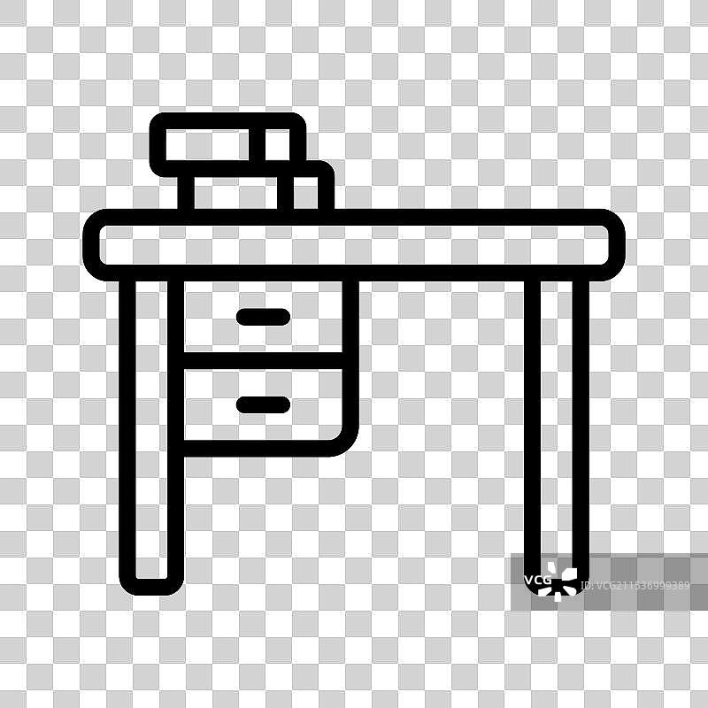 书桌上的书籍图片素材