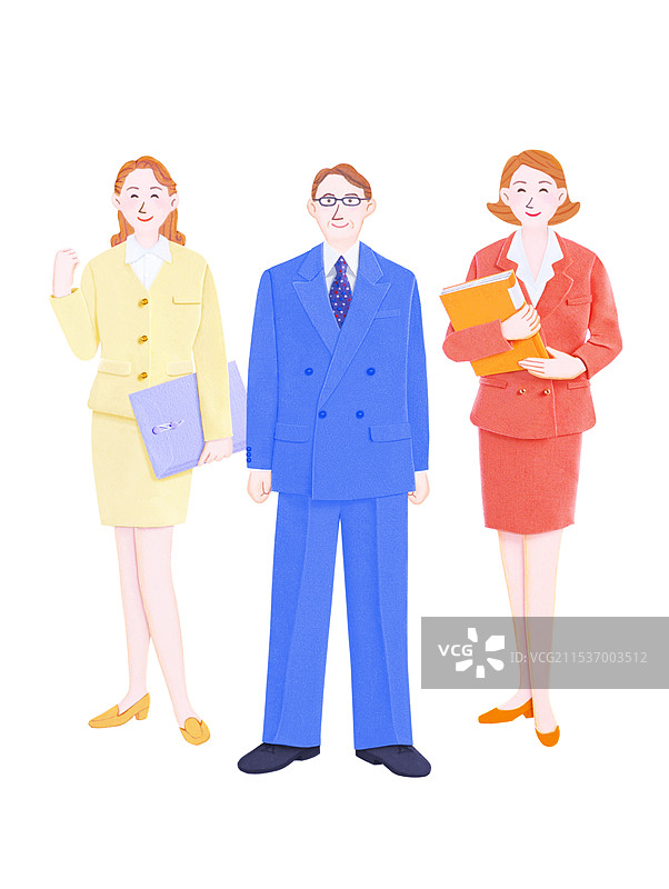经理和两位女商人图片素材