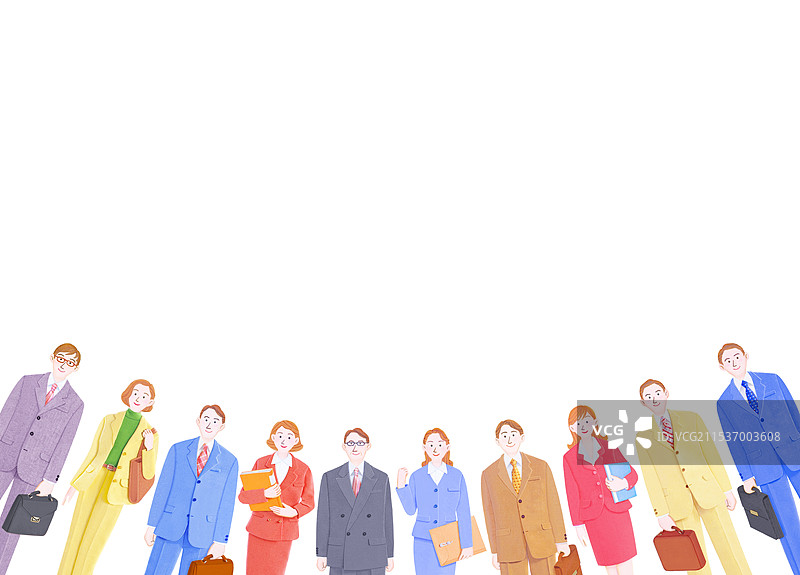 商人和办公室工作人员图片素材