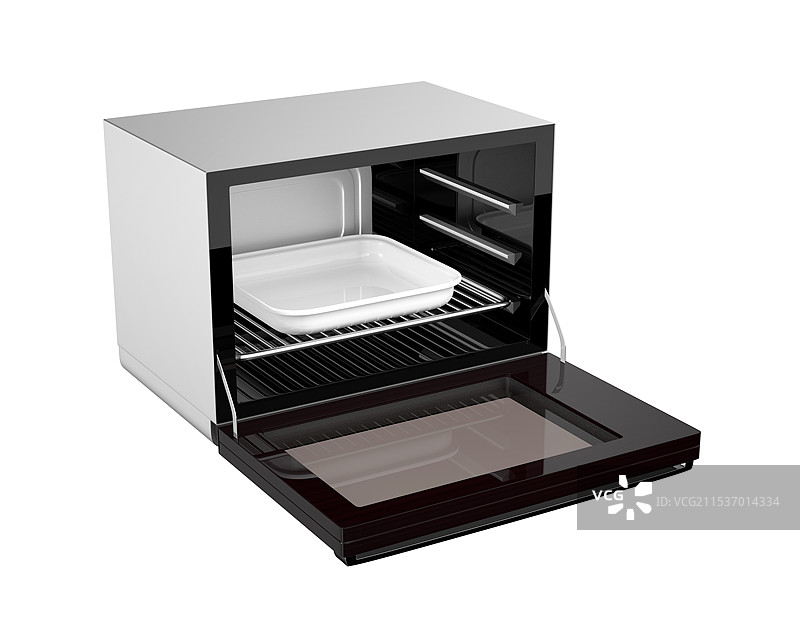 打开门的烤箱图片素材