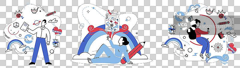 深刻的反思与不确定交织在一起图片素材