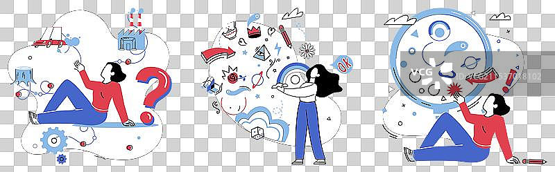 深思熟虑，沉默的伙伴图片素材