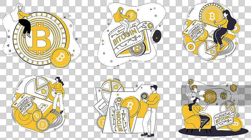 加密货币莱特币彗星划过天空图片素材