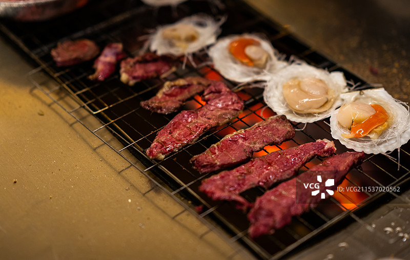 烧烤牛肉图片素材