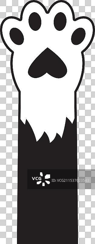 宠物爪子图标兽医黑色标志图片素材