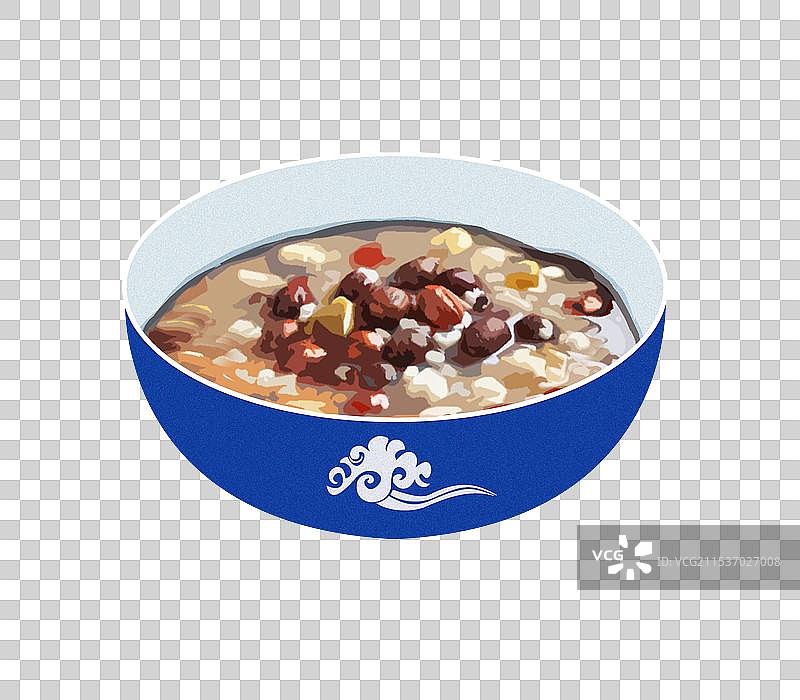 腊八粥卡通手绘元素图片素材