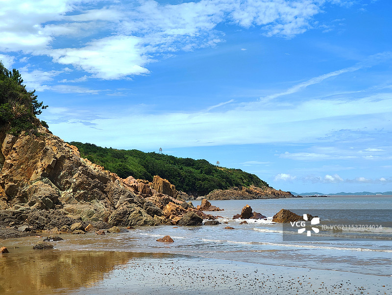 舟山市岱山县鹿栏晴沙旅游景区图片素材