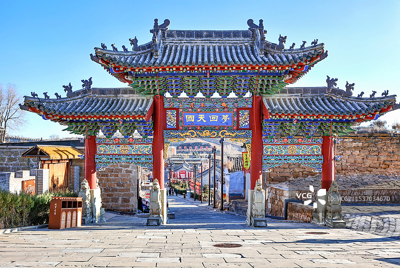 榆林横山区波罗古堡图片素材