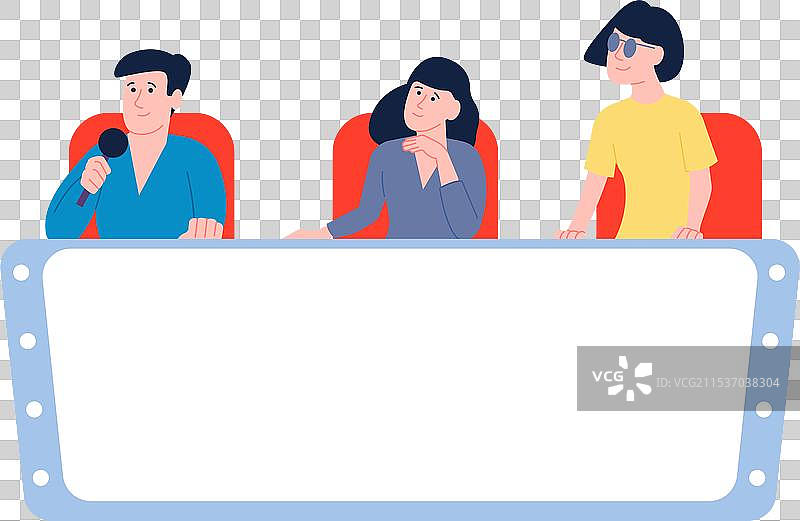 电视节目陪审团才艺比赛工作室人员图片素材