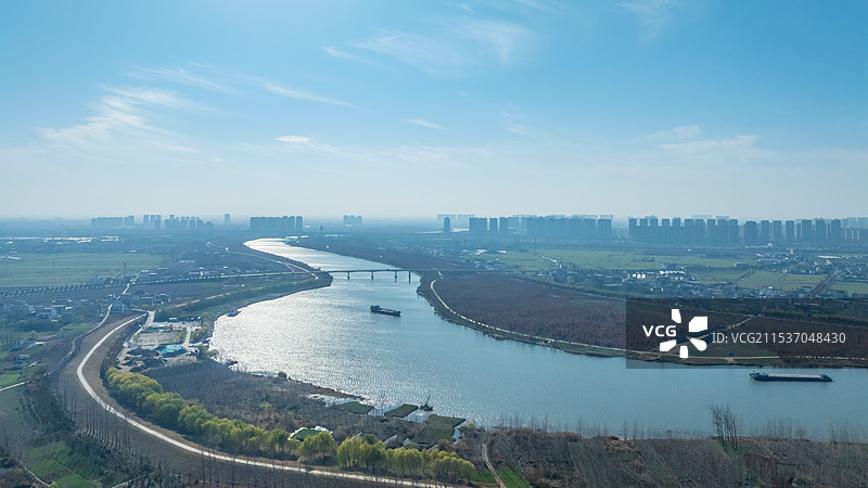 小县城发展风貌，县城风景图片素材