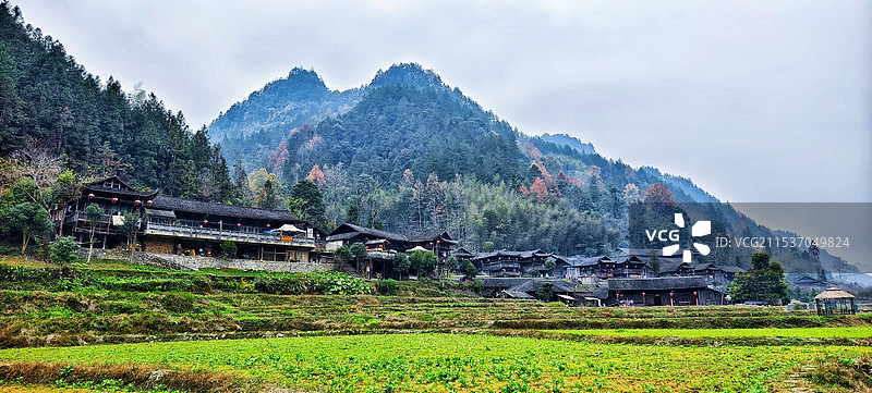 彭家寨风光图片素材