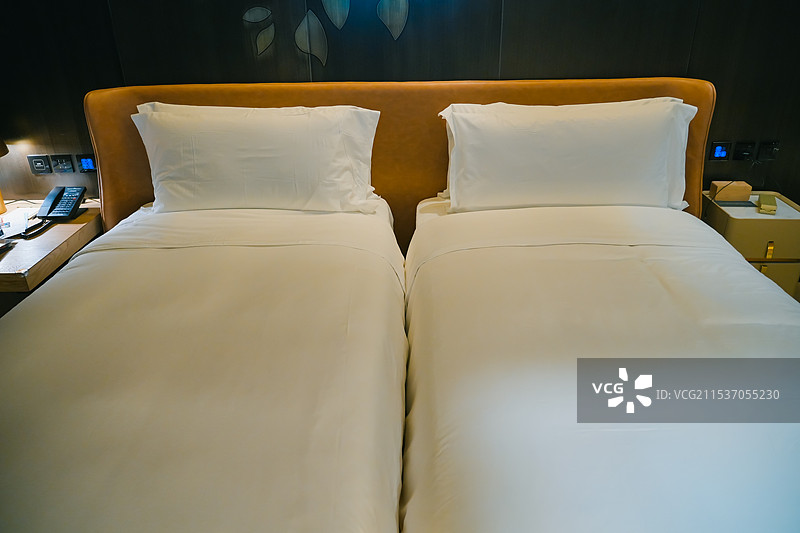 床品 住宿 酒店标准间图片素材