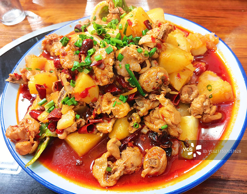 大盘鸡图片素材