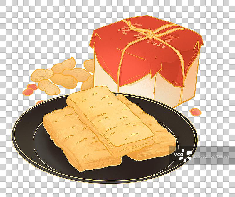 花生糕老式点心图片素材