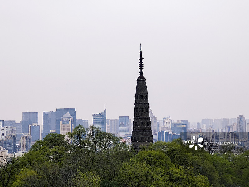 杭州宝石山图片素材