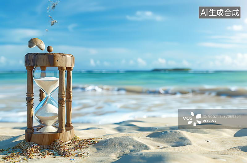 【AI数字艺术】沙漏图片素材