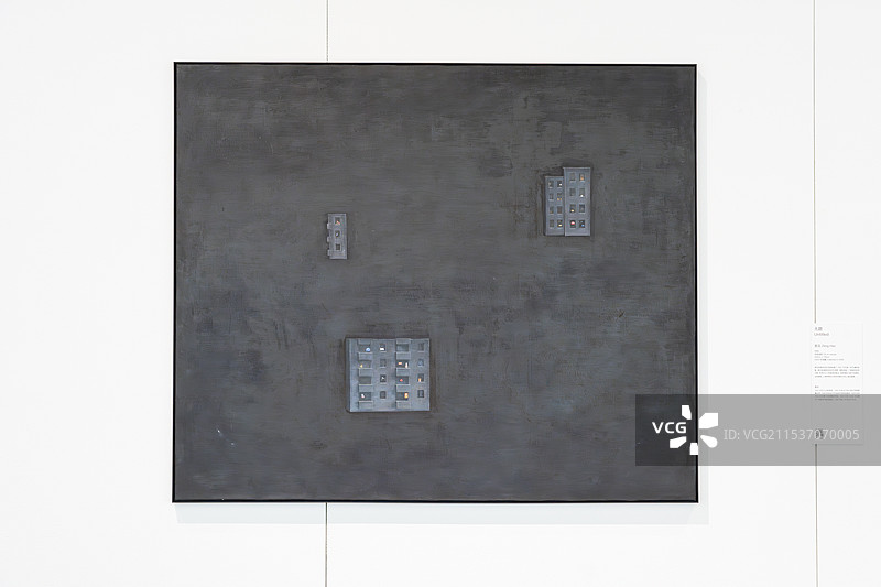 深圳美术馆里的艺术作品展览图片素材