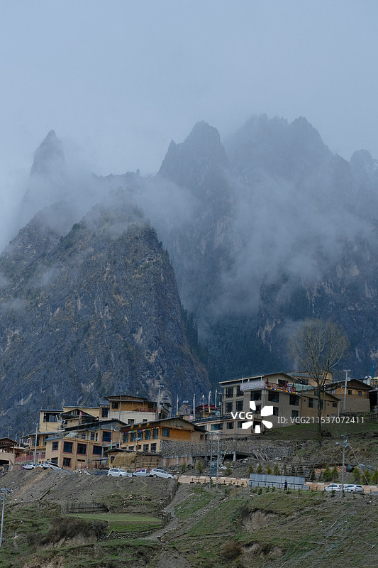 甘南扎尕那的云海图片素材