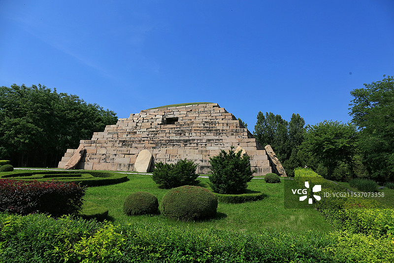 集安的高句丽古墓图片素材