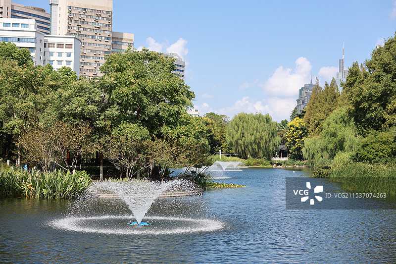 南京乌龙潭公园图片素材