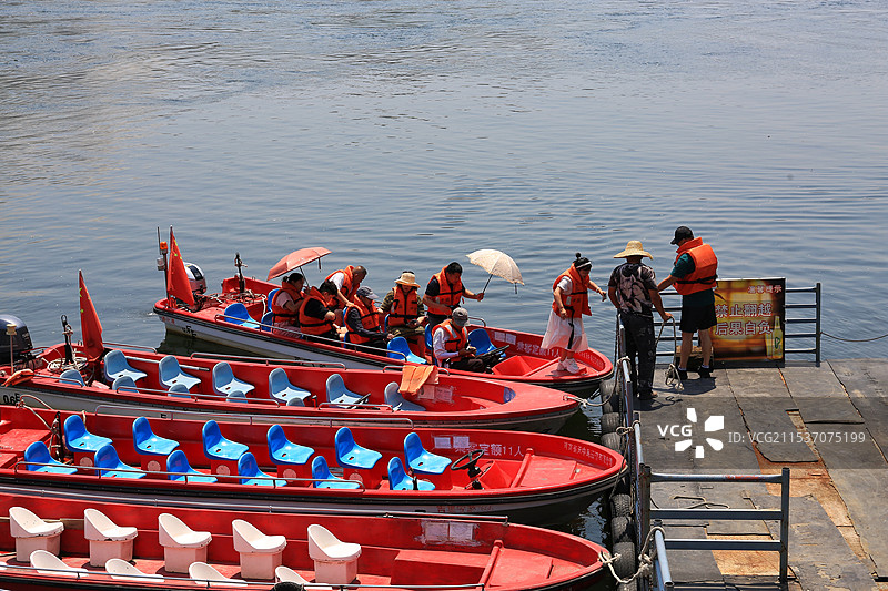 集安市羊鱼头鸭绿江旅游图片素材