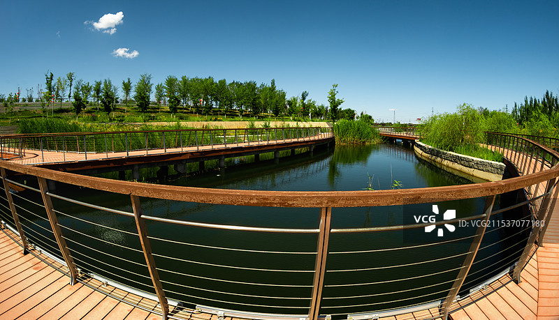 头屯河谷生态景观大道美景尽收眼底（新疆昌吉市））图片素材