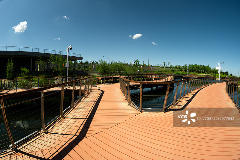 头屯河谷生态景观大道美景尽收眼底（新疆昌吉市））图片素材