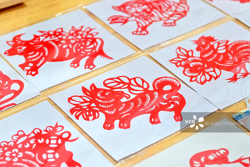 剪纸窗花图片素材