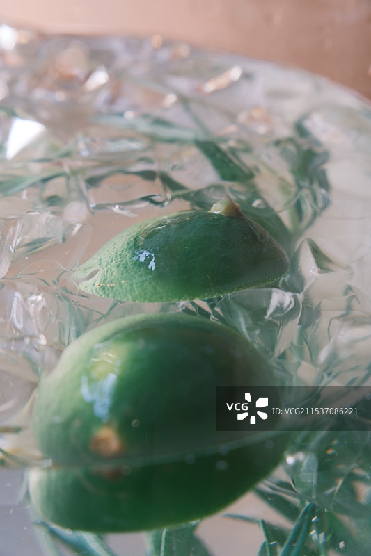 解暑柠檬水图片素材