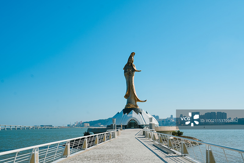 澳门观音像  观音莲花苑  澳门旅游景点图片素材