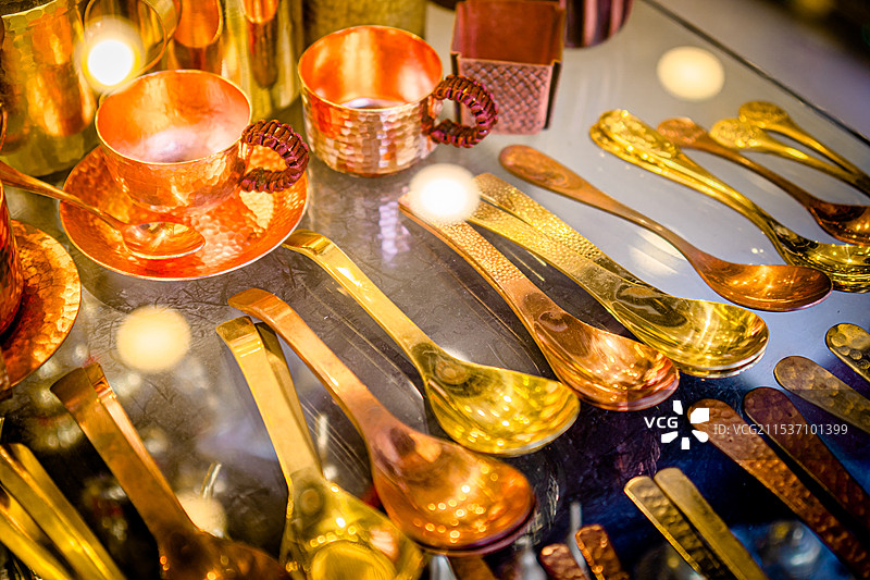 广州打铜非遗技艺图片素材