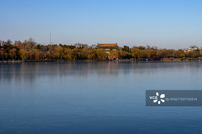 北海公园冬景Winter Scenery of BJ Beihai Park图片素材