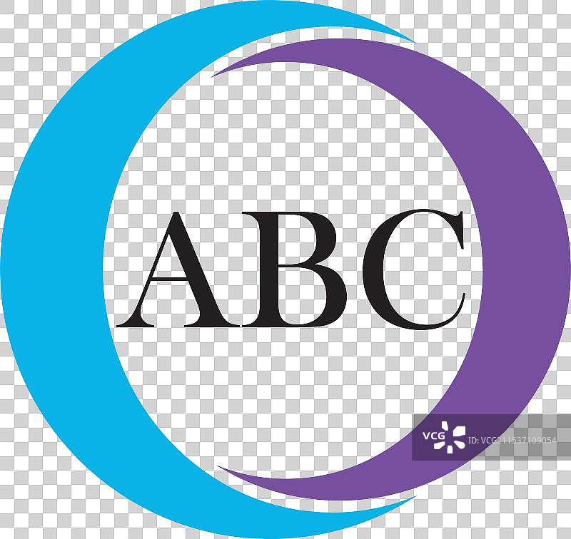创意现代字母ABC标志设计图片素材